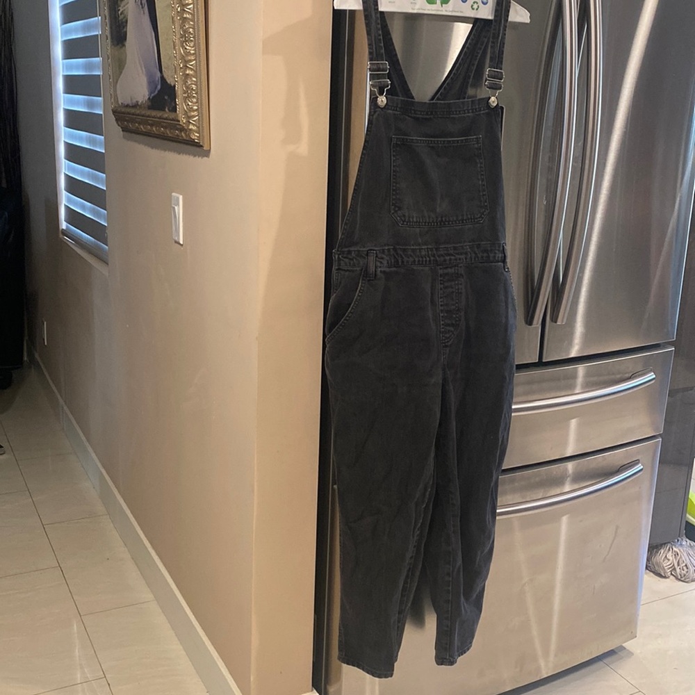 Topshop black overalls size EUR 44 USA 12 UK 16